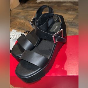 New platform sandals